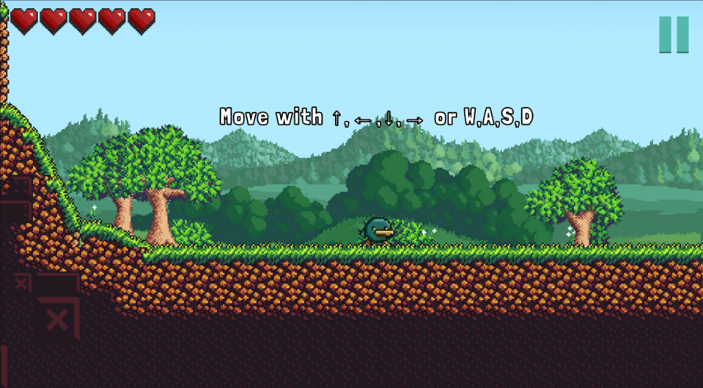 Mossvale Screenshot - Movement tutorial